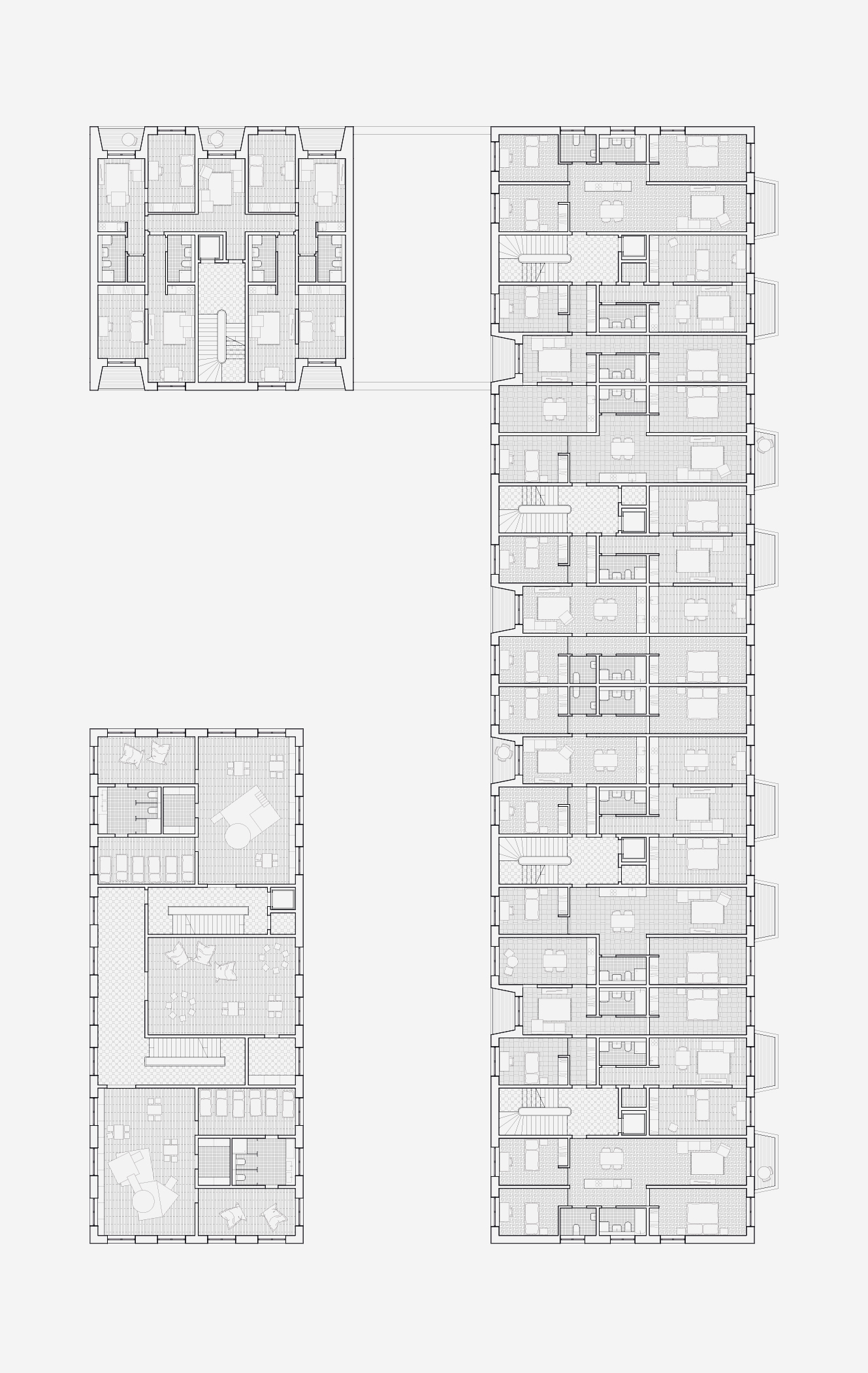 Wohnprojekt und Kindertagesstätte Münster Grundriss 1. Obergeschoss