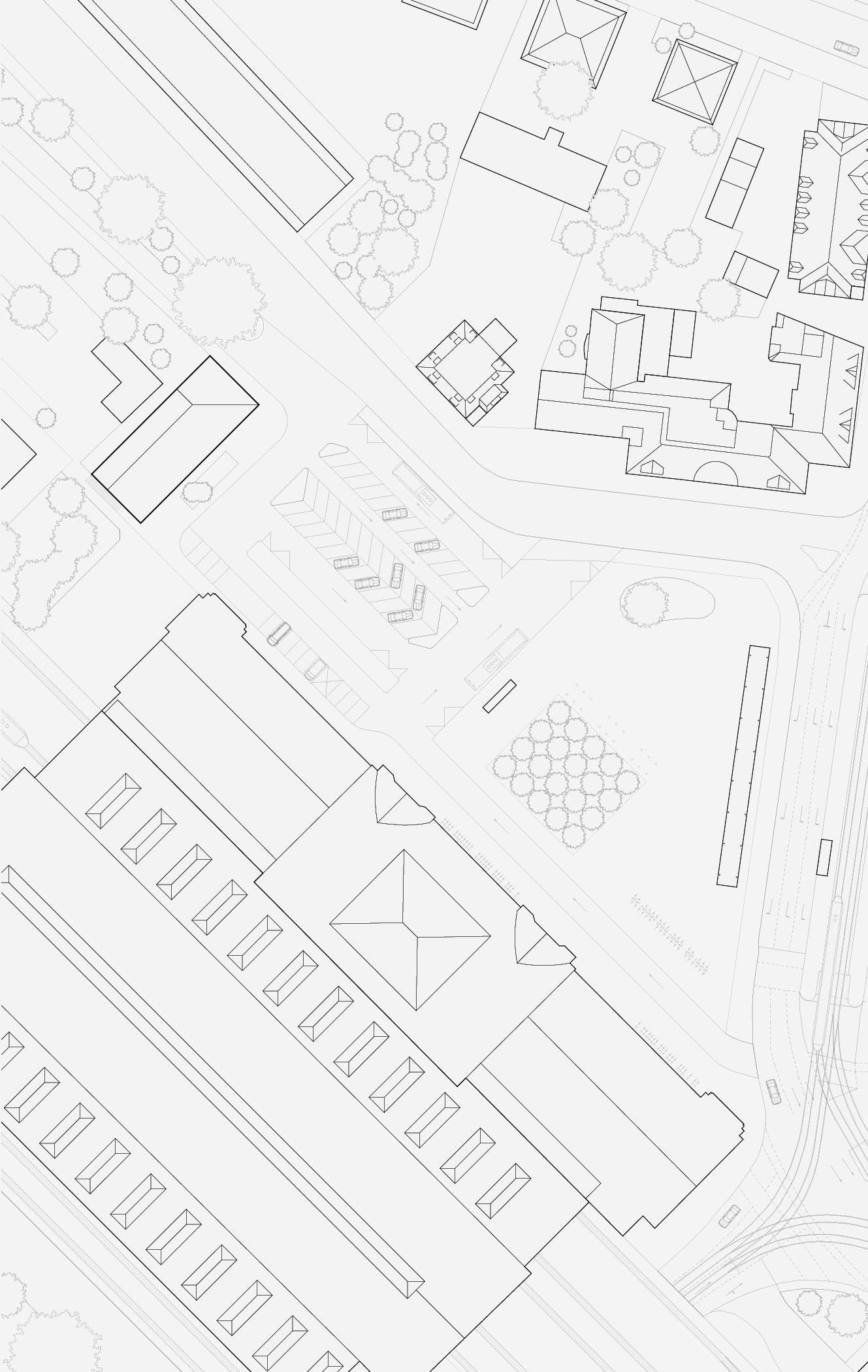 Fahrradparkhaus Lageplan